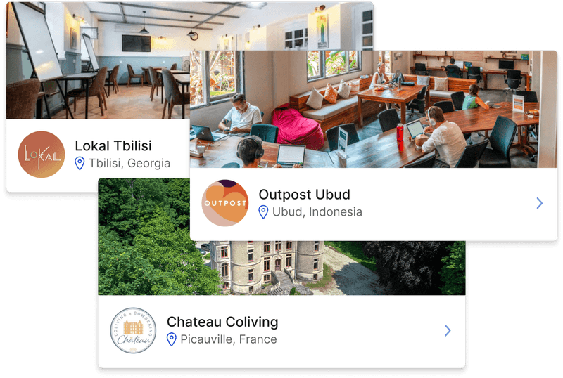 Browse Verified Coliving and Coworking Spaces